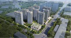 中隆·凌云天境距地铁1号线“枣园坐”D口曲线